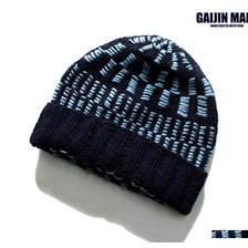 GAIJIN MADE GKW 135 CROSS SASHIKO KNIT CAP画像