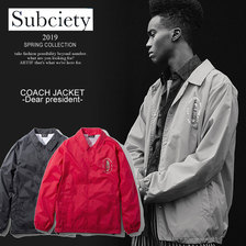 Subciety COACH JACKET-Dear president- 108-62349画像