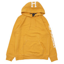HUF 18FW MISSION PULLOVER HOODIE MINERAL YELLOW画像