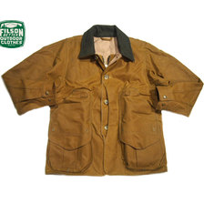 FILSON TIN CLOTH FIELD COAT dark tan画像