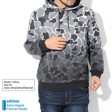 adidas Camo Dipped Pullover Hoodie Originals DH4807画像