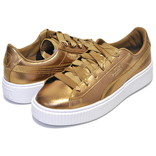 PUMA BASKET PLATFORM LUXE WMNS ermine 366687-02画像