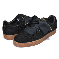 PUMA BASKET HEART TEDDY WMNS puma black-puma-black 367030-02画像