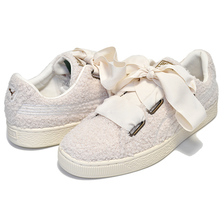 PUMA BASKET HEART TEDDY WMNS whisper white-whisper white 367030-01画像
