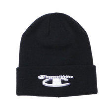 Supreme 18FW Champion 3D Metallic Beanie BLACK画像