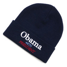 Supreme 18FW Obama Beanie NAVY画像
