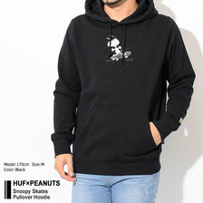 HUF × PEANUTS Snoopy Skates Pullover Hoodie PF00122画像