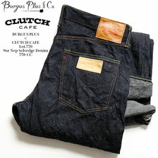 BURGUS PLUS &times; CLUTCH CAFE Lot.770 9oz Nep Selvedge Denim 770-CC画像