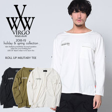 VIRGO ROLL UP MILITARY TEE VG-CUT-383画像