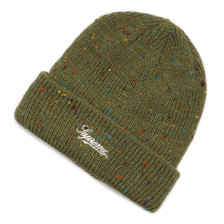 Supreme 18FW Colored Speckle Beanie GREEN画像