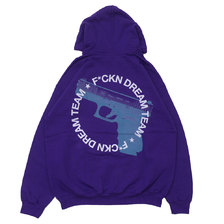 DREAM TEAM 18AW FxCKN DT GUN PULLOVER PURPLE画像