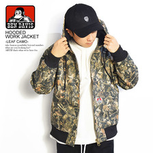 BEN DAVIS HOODED WORK JACKET -LEAF CAMO- G-8780010L画像