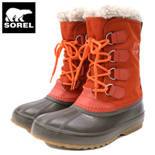 SOREL 1964 PAC NYLON Rust Red/Cordovan NM1440-831画像
