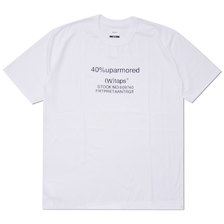 WTAPS 18AW 40PCT UPARMORED TEE WHITE 182PCDT ST05S画像