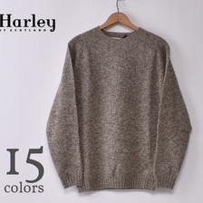Harley of Scotland CREW NECK SHETLAND SWEATER M2474/7画像