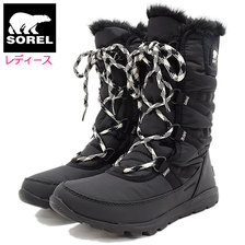SOREL WHITNEY TALL LACE II Black WOMENS NL3085-010画像