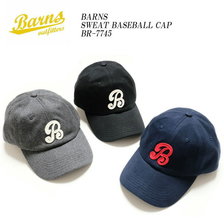 BARNS SWEAT BASEBALL CAP BR-7745画像