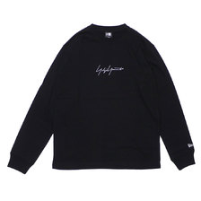 Yohji Yamamoto &times; NEW ERA L/S Cotton Tee BLACK画像