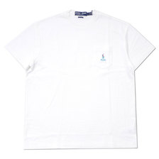 Palace Skateboards &times; POLO RALPH LAUREN WAFFLE POCKET TEE WHITE画像