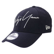 Yohji Yamamoto &times; NEW ERA 9FORTY Zoom Up Signature Logo Cap NAVY画像