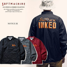 SOFTMACHINE NOTICE JK(COACH JACKET)画像