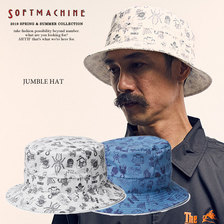 SOFTMACHINE JUMBLE HAT(REVERSIBLE HAT)画像