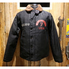 FREEWHEELERS GREAT LAKES GMT. MFG.Co. &ldquo;TYPE N-1 "7th NBB,NCDU"&rdquo; Original Jungle Cloth Paraffin Coating 1831017画像