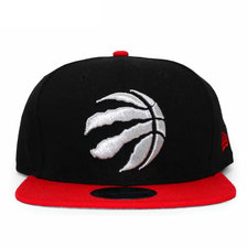 NEW ERA TORONTO RAPTORS TEAM-BASIC SNAPBACK BLACK RED NR70354386画像