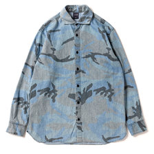 APPLEBUM 18AW Denim Camo Shirt BLEACH CAMO画像