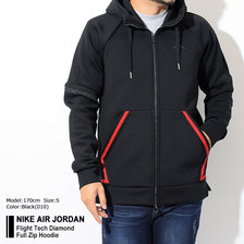 NIKE AIR JORDAN Flight Tech Diamond Full Zip Hoodie 939940画像