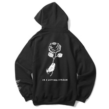 TOYPLANE &times; CLUCT ROSE HOODIE (BLACK) TPCT-SW02画像
