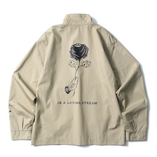 TOYPLANE &times; CLUCT ROSE JACKET (BEIGE) TPCT-JK01画像