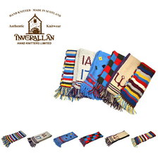 INVERALLAN ASSORTED SINGLE FACE HANDKNIT MUFFLER画像