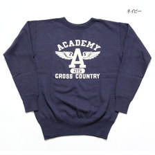 DUBBLE WORKS Lot 82001 FRONT GUSSET SETIN SLEEVE SWEAT SHIRTS ACADEMY画像
