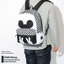 VANS &times; Disney Checkerboard Mickey Realm Backpack VN0A3UHHYB2画像