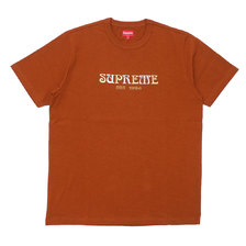 Supreme 18FW Nouveau Logo Tee RUST画像