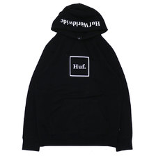 HUF 18FW BOX LOGO PULLOVER HOODIE BLACK画像