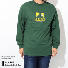 X-LARGE Cutout OG L/S Tee M18C1408画像