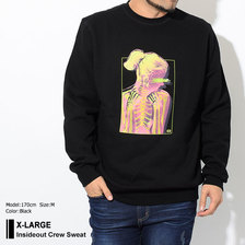 X-LARGE Insideout Crew Sweat M18C2202画像