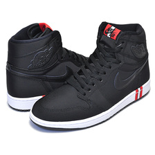NIKE AIR JORDAN 1 HI OG BCFC black/black-challenge red AR3254-001画像