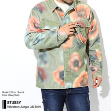 STUSSY Velveteen Jungle L/S Shirt 1110005画像