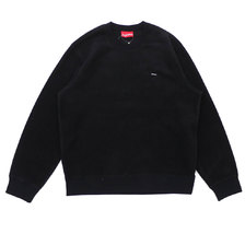 Supreme 18FW Polartec Small Box Crewneck BLACK画像