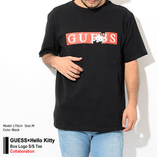 GUESS &times; Hello Kitty Box Logo S/S Tee MZ3K7773HK画像