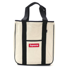 Supreme 18FW Polartec Tote NATURAL画像