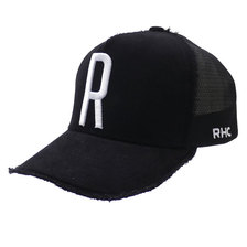 RHC Ron Herman &times; YOSHINORI KOTAKE DESIGN R LOGO CORDUROY MESH CAP BLACK画像