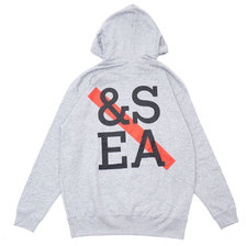 SATURDAYS SURF NYC &times; WIND AND SEA HOODIE GRAY画像