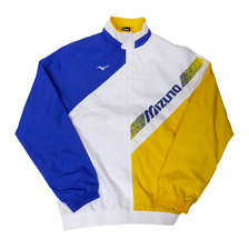 MIZUNO KAZOKU WIND BRAKER JACKET "LIMITED EDITION for KAZOKU" WHT/YEL/BLU D2JE8P9024画像