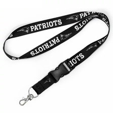 WINCRAFT ENGLAND PATRIOTS NFL LANYARD BLACK NR58377118画像