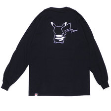 THE CONVENI &times; Fragment Design &times; POKEMON TBP P025F LS TEE BLACK画像