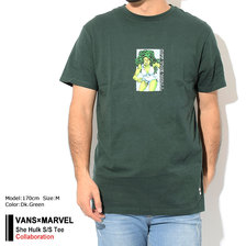 VANS &times; MARVEL She Hulk S/S Tee VN0A3HRWYDX画像